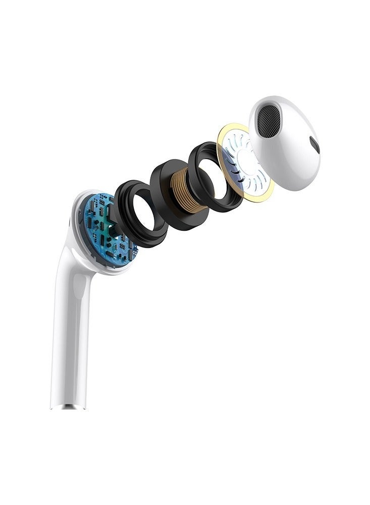 ريفرسونج سماعة ريفر سونج Audio Air X5+ EA78 لاسلكية بالكامل – لون أبيض، بطارية 300 مللي أمبير، تحكم باللمس، استشعار داخل الأذن، شحن لاسلكي مع جراب حماية - Image 3